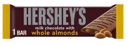 Full sized Hershey's Almond Chocolate Bar (41 g)