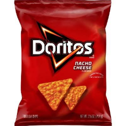 Doritos Nacho Cheese chips (1oz)